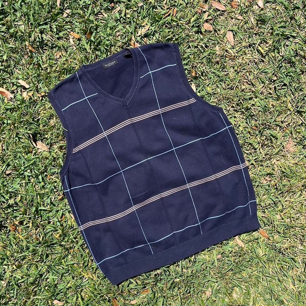 Van Heusen Navy Sweater Vest